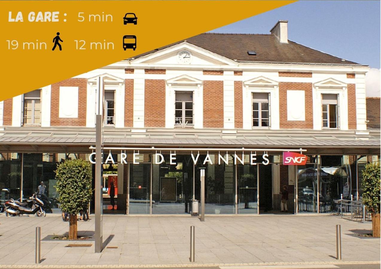 La Pause De Merimee - Jardin - Parking Vannes Dış mekan fotoğraf