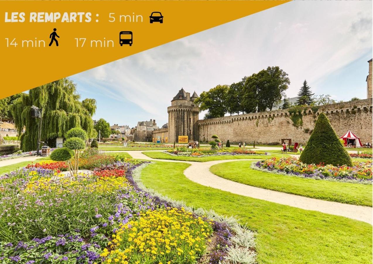 La Pause De Merimee - Jardin - Parking Vannes Dış mekan fotoğraf