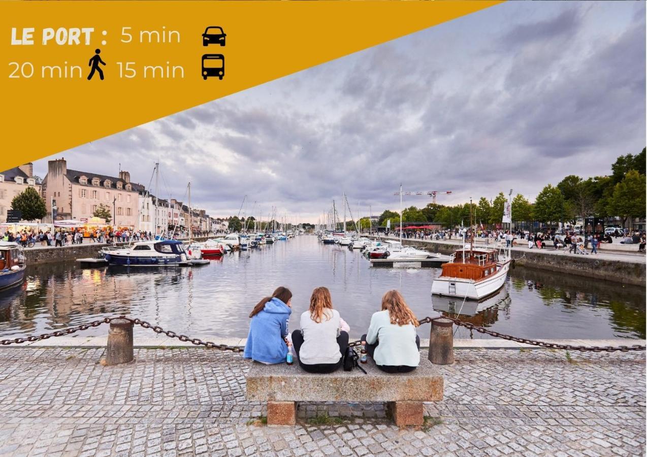 La Pause De Merimee - Jardin - Parking Vannes Dış mekan fotoğraf